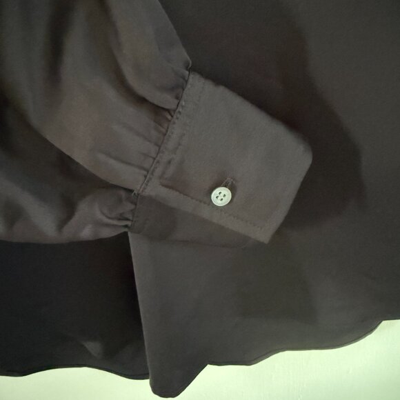 J. Crew Satin-back Crepe Popover Top - Picture 2 of 4